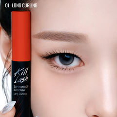 Set Chuốt Mi Clio Kill Lash Superproof Mascara Long Curling 7g + Long Curling Deep Pink Mascara 3.5g