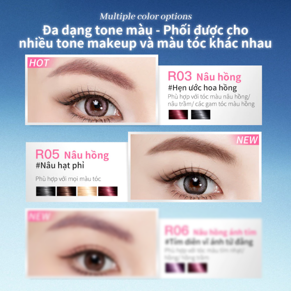Mascara Lông Mày Rock Sweet Stereoscopic Eyebrow Shape 4.5g