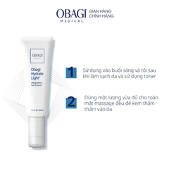 Kem Dưỡng Cấp Ẩm Dịu Nhẹ Obagi Hydrate Light Weightless Gel Cream 50ml