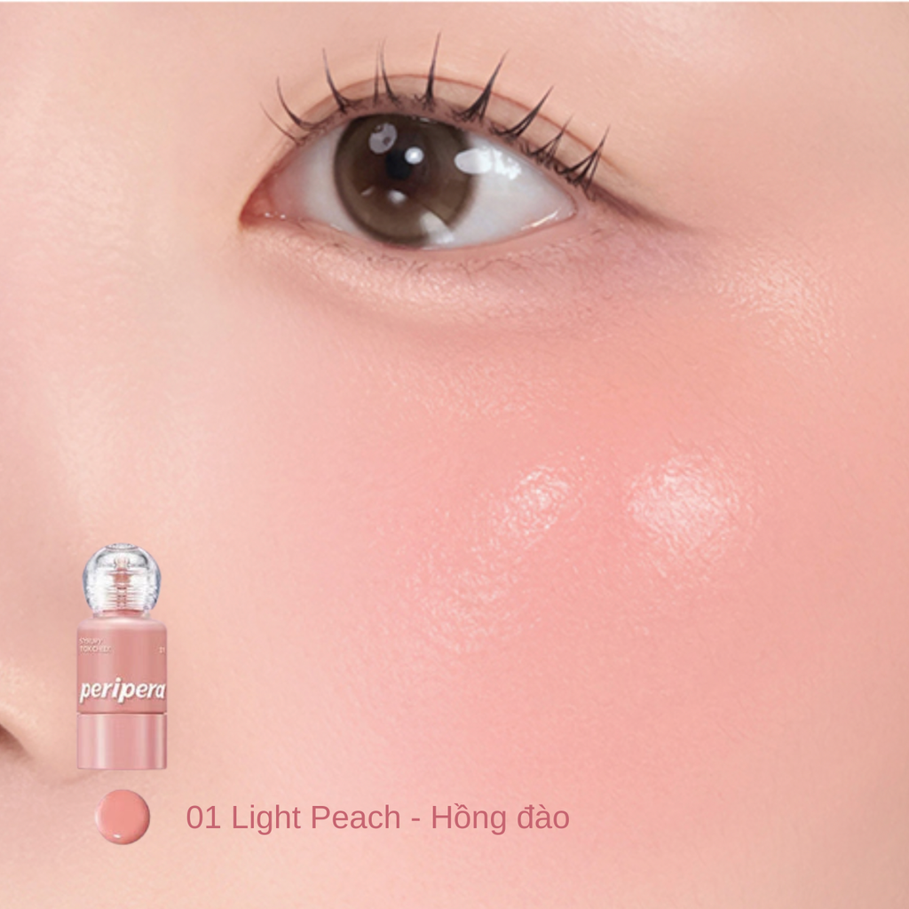 Phấn Má Hồng Dạng Kem Peripera Syrupy Tok Cheek 9g