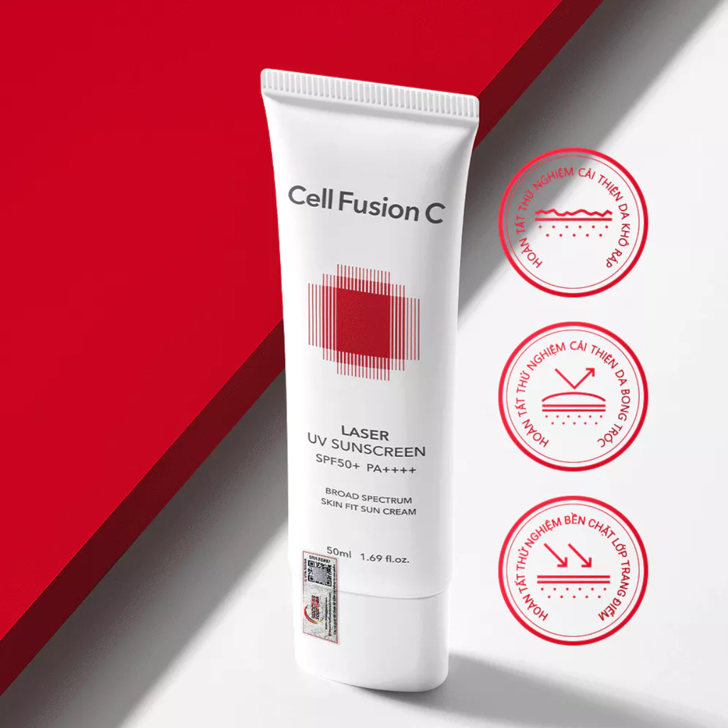 Kem Chống Nắng Cho Da Treatment Cell Fusion C Laser Uv Sunscreen 100 SPF50+ PA++++ 35ml + 35ml