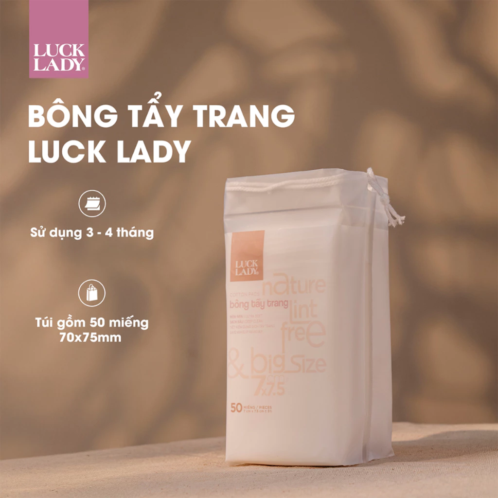 Bông Tẩy Trang Luck Lady