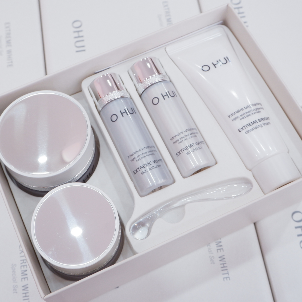 Bộ Kem Dưỡng Trắng Da Ohui Extreme White Cream Special Set 5 Món