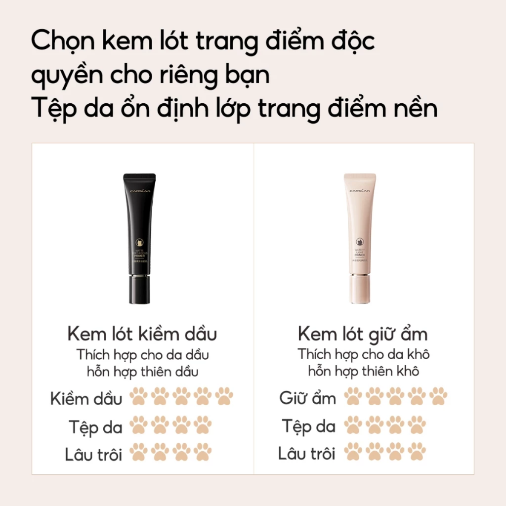 Kem Lót Carslan Watery Light Primer/Matte Soft - Focus Primer 35g