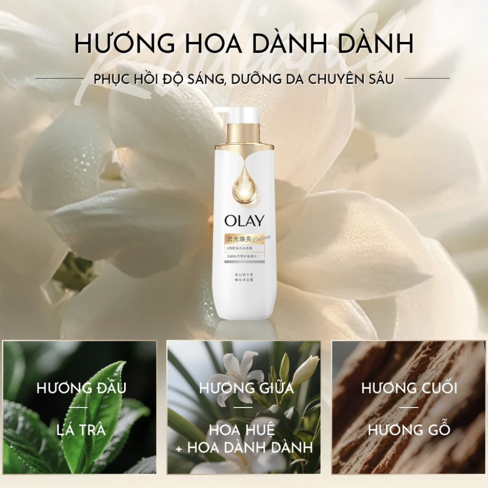 Sữa Tắm Sáng Da Olay Radiance Body Wash 500g