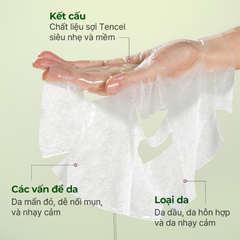 Mặt Nạ Làm Dịu & Phục Hồi Da Mụn Nhạy Cảm Torriden Balanceful Cica Mask 25ml