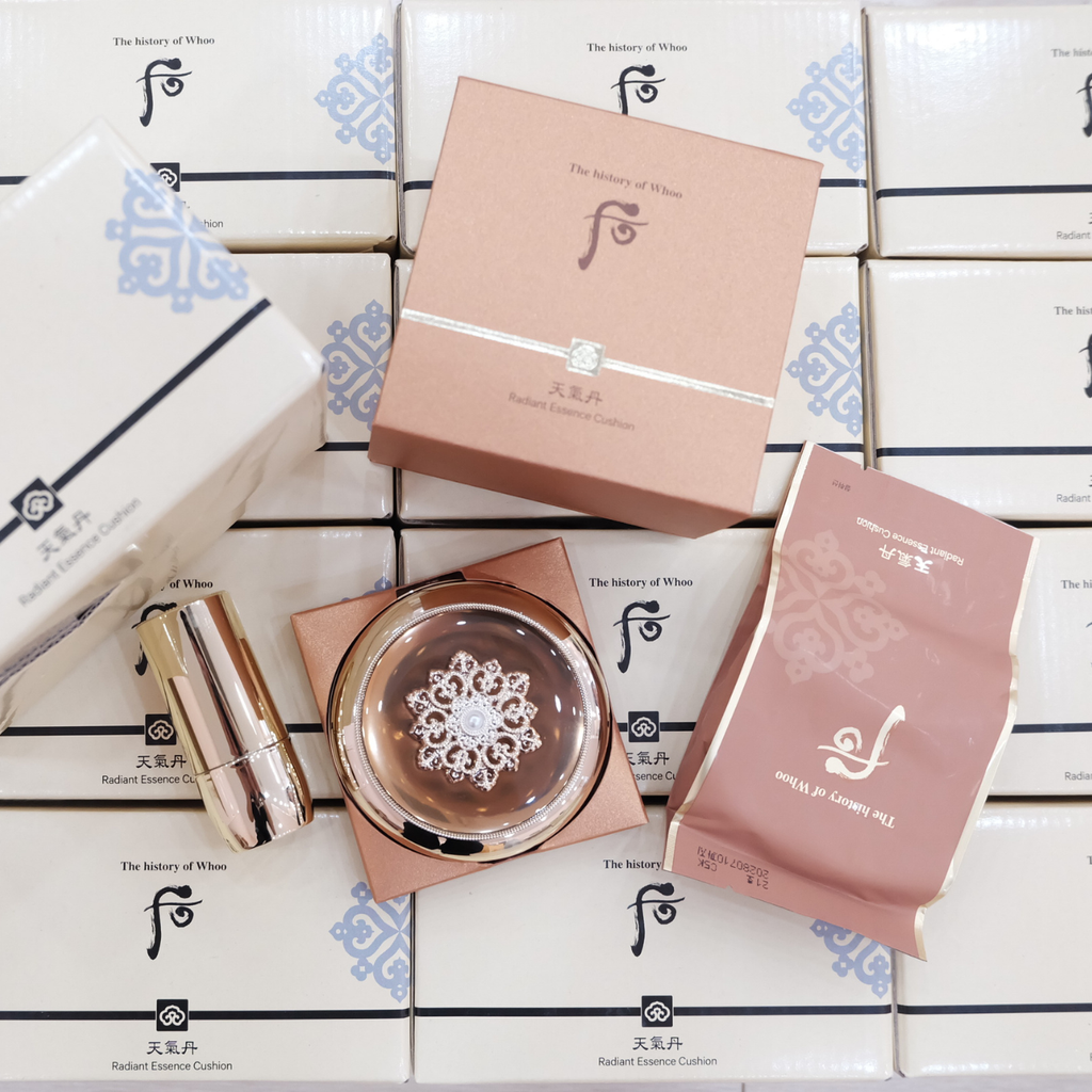 Phấn Nước Whoo Cheonggidan Radiant Essence Cushion SPF50+ PA+++ 15g (Tặng kèm lõi + cọ)