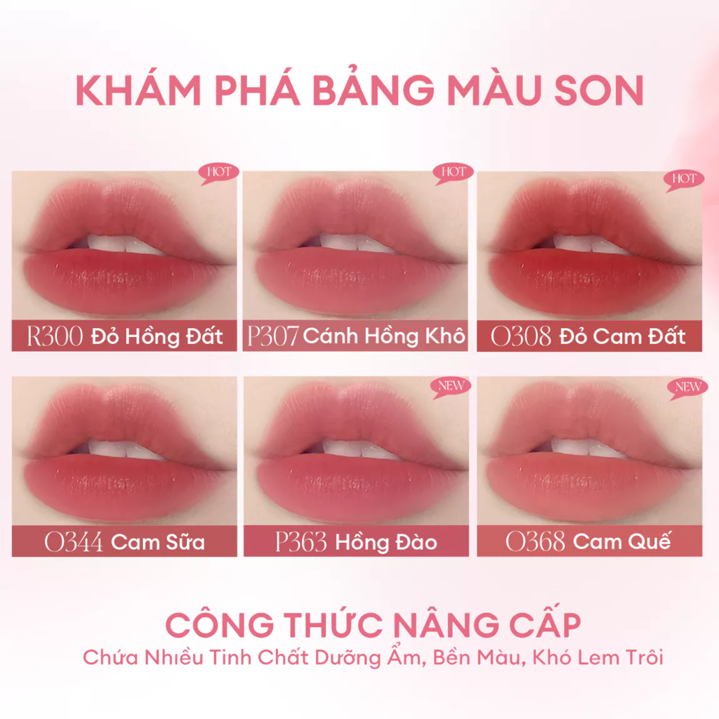 Son Tint Lì Colorkey Soft Matte Water Tint 2.5g