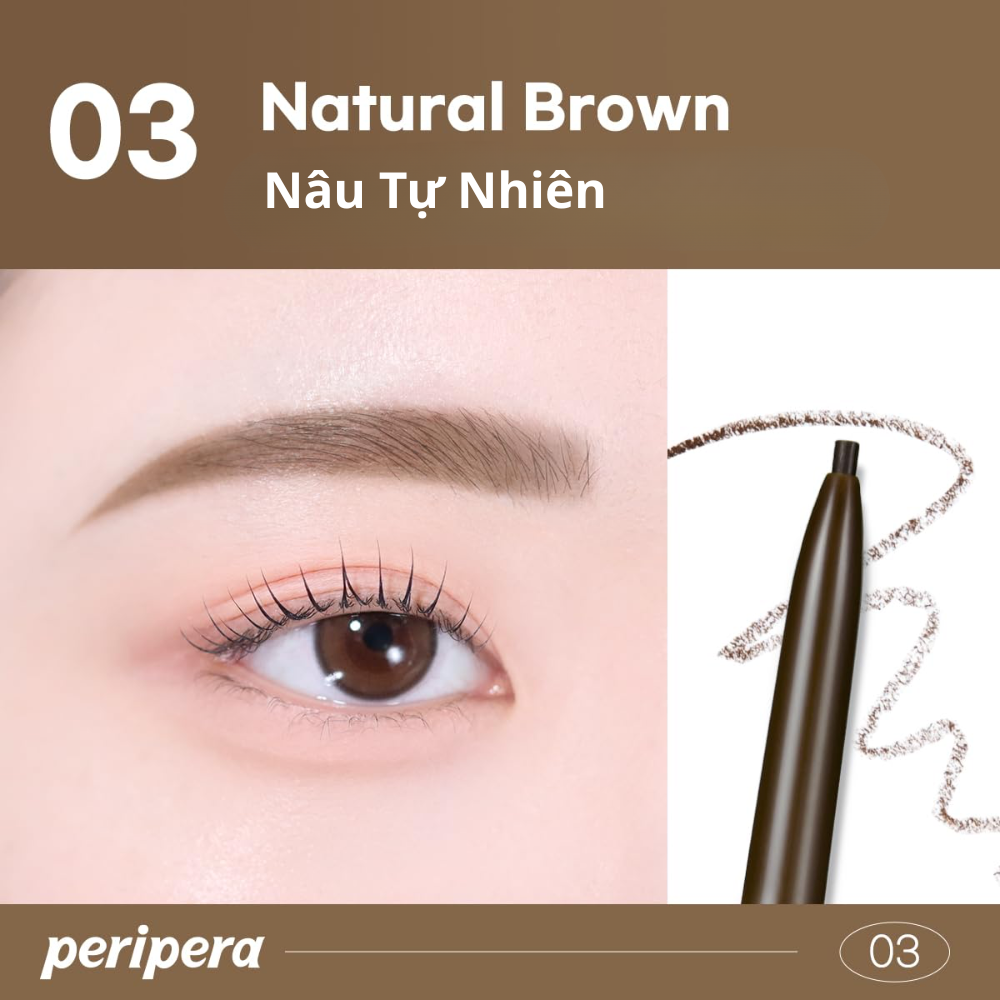 Chì Kẻ Mày Peripera Speedy Skinny Brow 0.05g