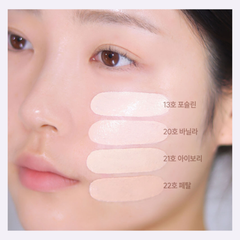 Phấn Nước Espoir Be Velvet Cover Cushion SPF42 PA++ 13g (Tặng Lõi Refill + Phấn Má Hồng Espoir Burry Cheek 4.7g)