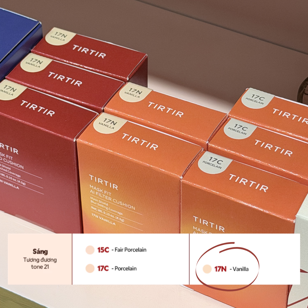 Phấn Nước Che Phủ Kiềm Dầu Tirtir Mask Fit Red Cushion 4.5g