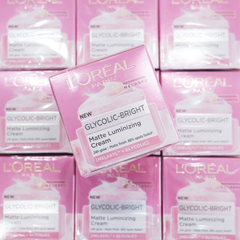 Kem Dưỡng Sáng Da Mờ Thâm Mụn & Nám Loreal Glycolic-Bright Matte Luminizing Cream 30ml