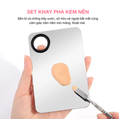 Bộ Cọ Trang Điểm Maange The Duo Perfected Makeup Puff & Foundation Brush