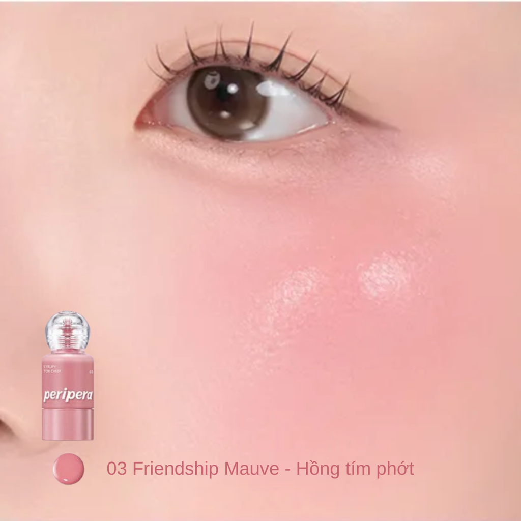 Phấn Má Hồng Dạng Kem Peripera Syrupy Tok Cheek 9g