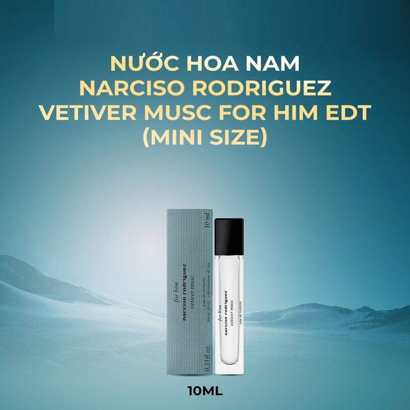 Nước Hoa Nam Narciso Rodriguez Vetiver Musc For Him EDT 10ml