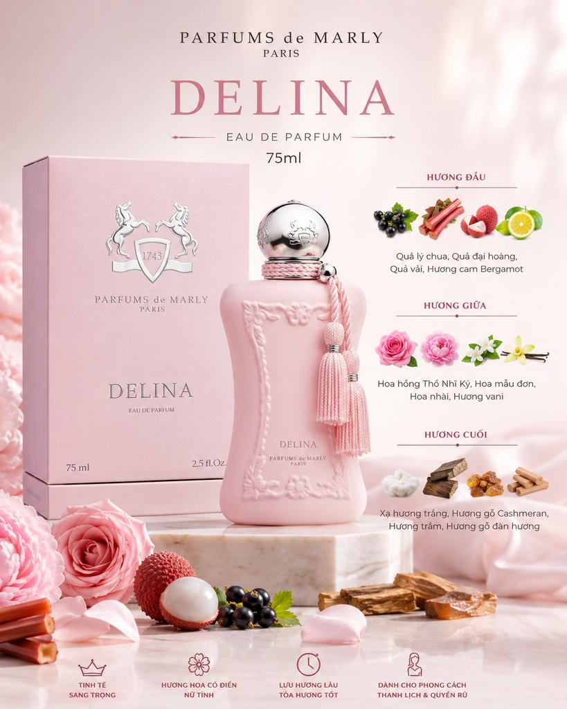 Nước Hoa Nữ Parfums De Marly Delina EDP 75ml