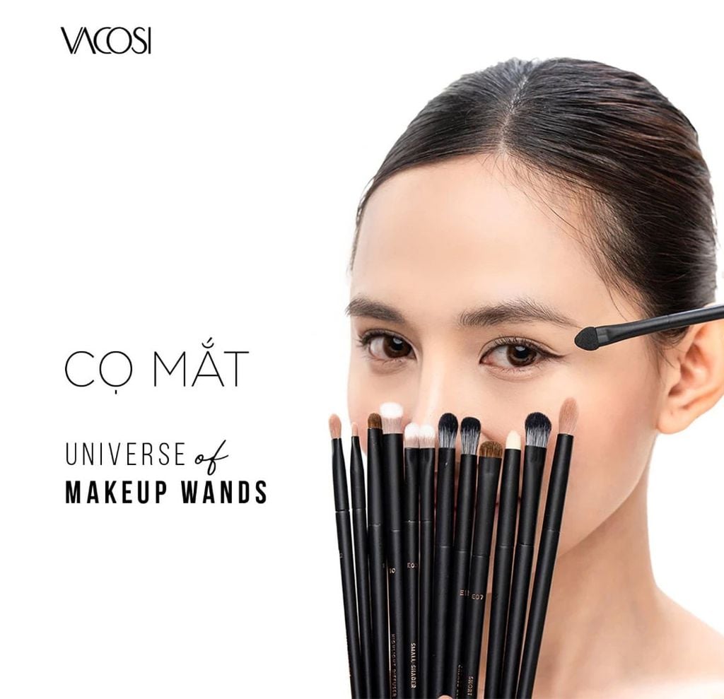 Cọ Phủ Và Tán Bầu Mắt Vacosi E04 Shade & Buff Brush