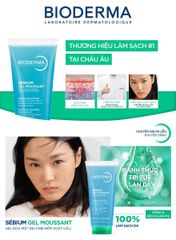 Gel Rửa Mặt Tạo Bọt Cho Da Hỗn Hợp & Da Dầu Bioderma Sebium Foaming Cleaning