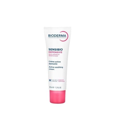 Kem Dưỡng Ẩm Làm Dịu Phục Hồi Da Cho Da Nhạy Cảm Bioderma Sensibio Defensive Cream 40ml