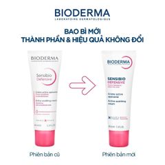 Kem Dưỡng Ẩm Làm Dịu Phục Hồi Da Cho Da Nhạy Cảm Bioderma Sensibio Defensive Cream 40ml