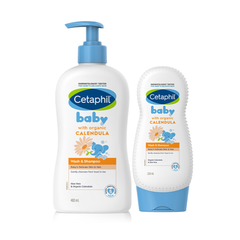 Sữa Tắm Gội Tinh Chất Hoa Cúc Dịu Nhẹ Cho Bé Cetaphil Baby Wash & Shampoo Calendula