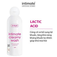 Dung Dịch Vệ Sinh Phụ Nữ Intima Ziaja Creamy Wash 200ml