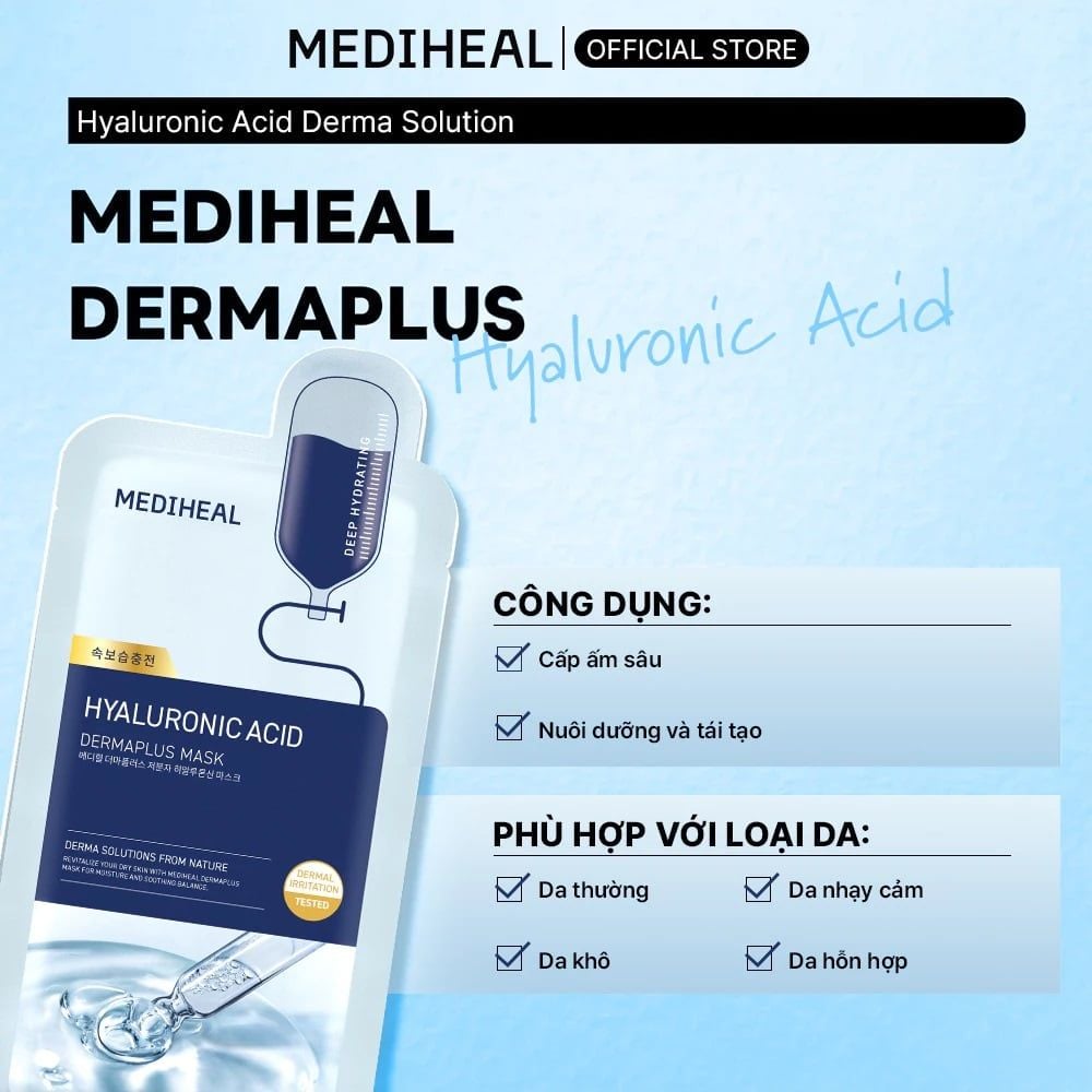 Mặt Nạ Dưỡng Da Mediheal Dermaplus Mask 22ml