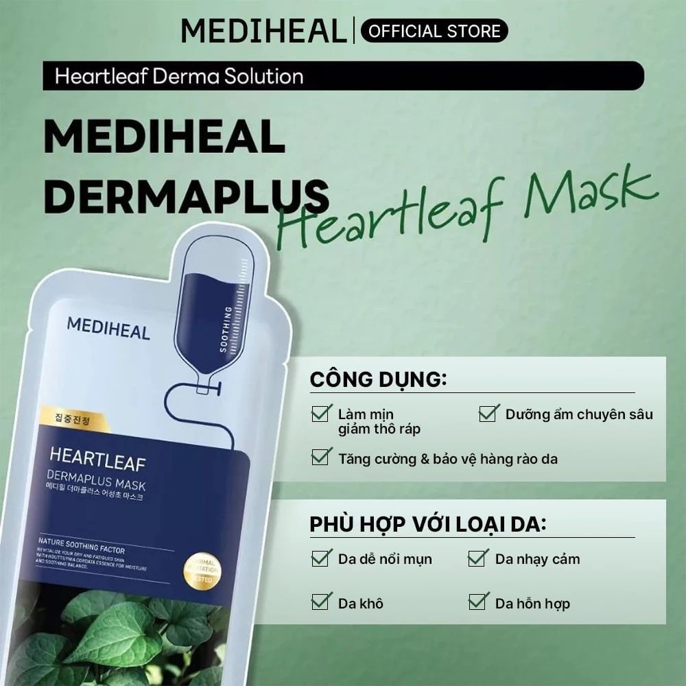 Mặt Nạ Dưỡng Da Mediheal Dermaplus Mask 22ml