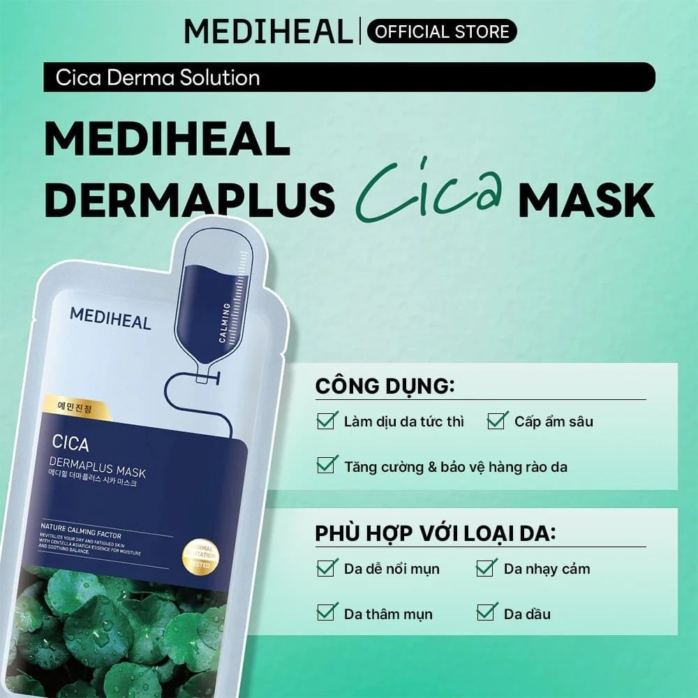 Mặt Nạ Dưỡng Da Mediheal Dermaplus Mask 22ml