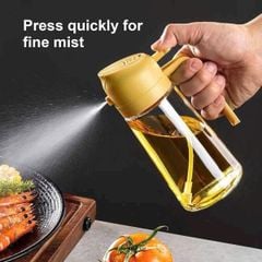 Bình xịt dầu ăn 470ml siêu tiện ích 2in1 (có thể rót và xịt)