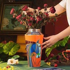 Bình Hoa Cheval Équestre Azur H33