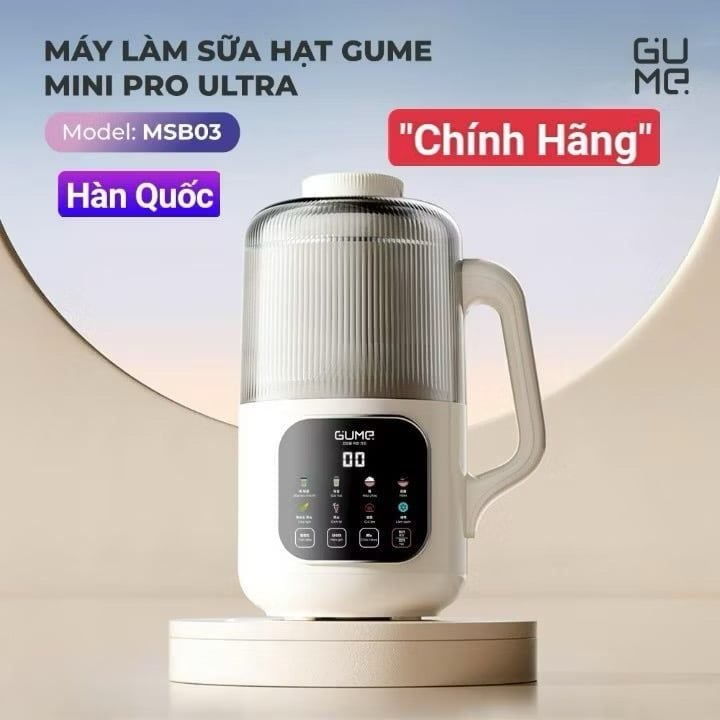 Máy làm sữa hạt Chống ồn Gume Mini Pro Ultra MSB03