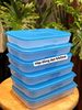 Set 4 hộp đông dẹt Tupperware 650ml