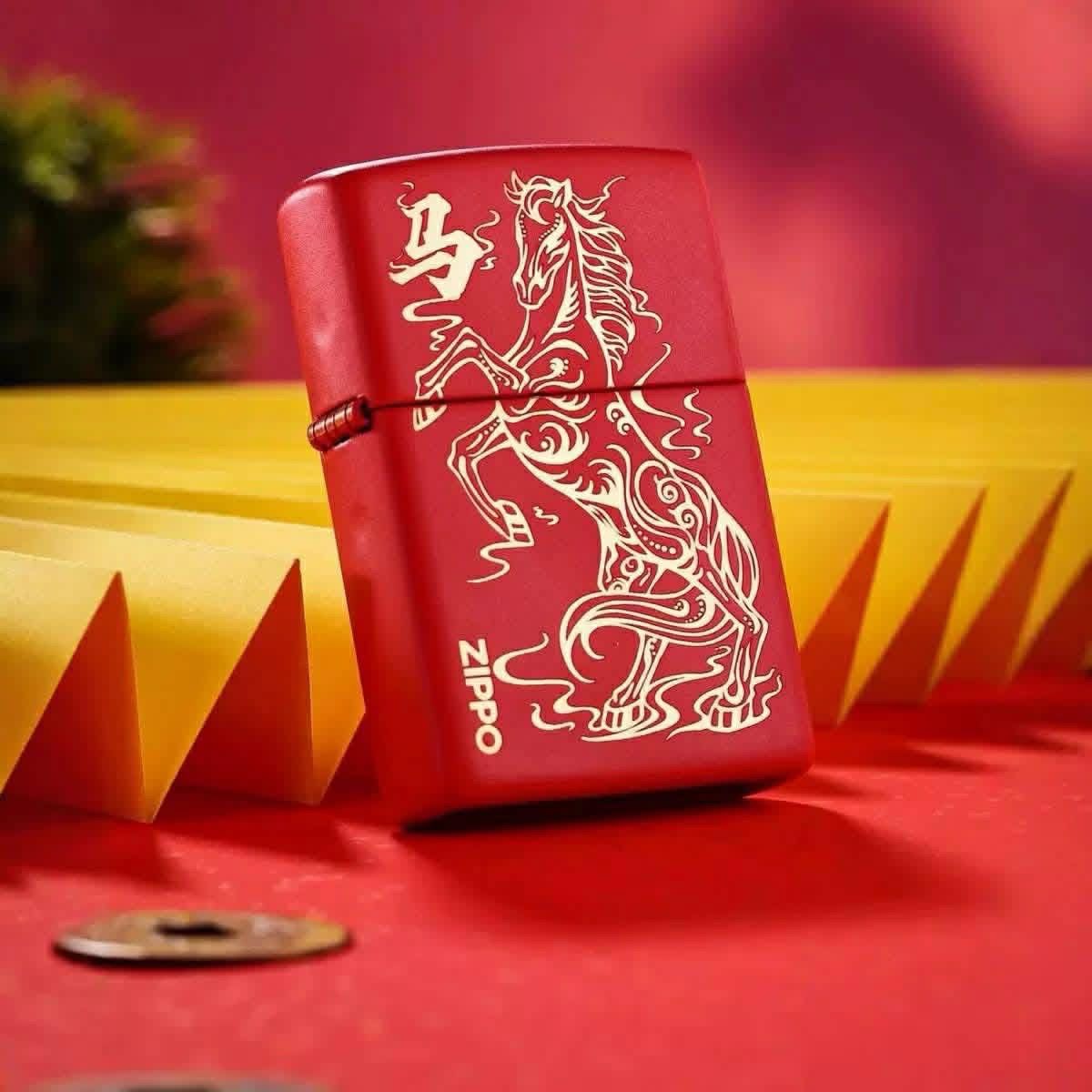 Bật lửa Zippo ngựa Mã đáo thành công