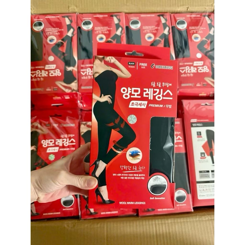 Quần legging lót lông Hàn Quốc freesize