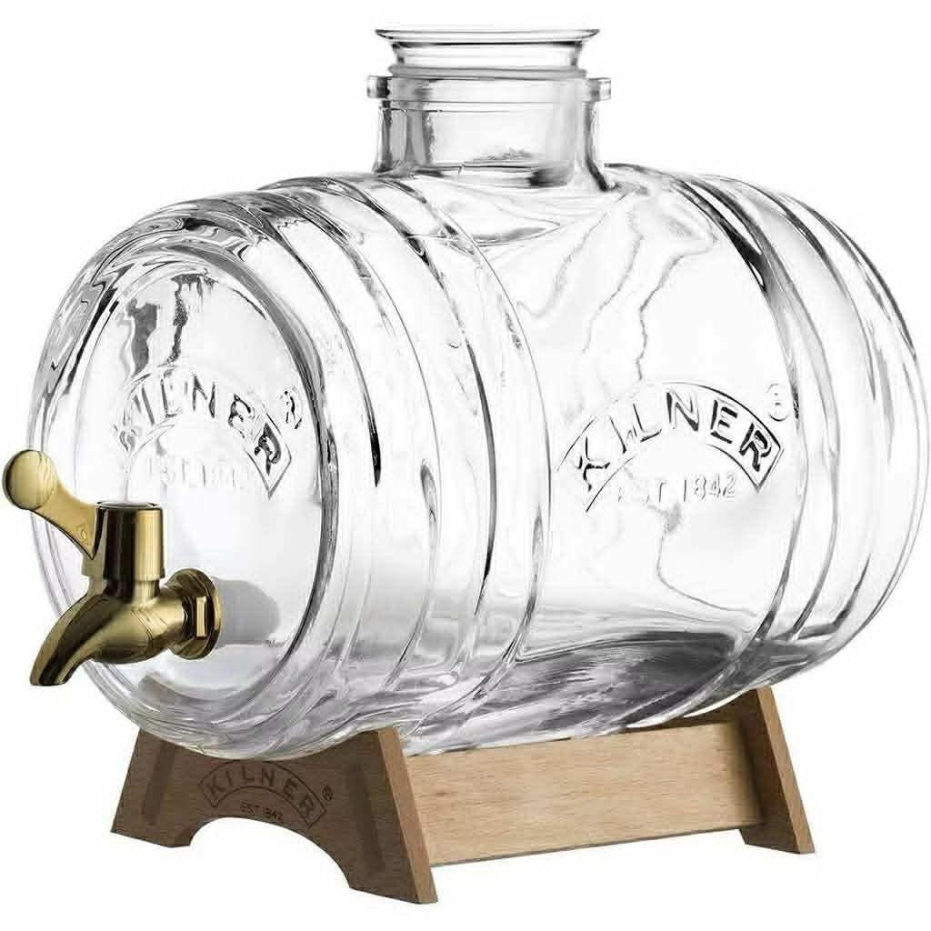 Bình chiết rượu Kilner 1 lít kèm kệ gỗ