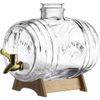 Bình chiết rượu Kilner 1 lít kèm kệ gỗ