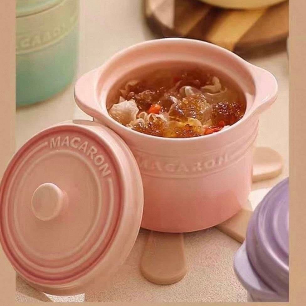 Hũ sứ Macaron màu pastel