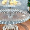 Kệ bánh 2 tầng Vessen pha lê cao cấp