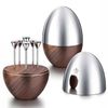 Bộ 6 dĩa hoa quả Modern với giá đỡ hình quả trứng bằng gỗ