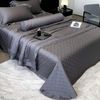 Bộ chăn ga gối Tencel 120s trần bông