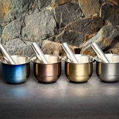 Set cối chày inox Keller