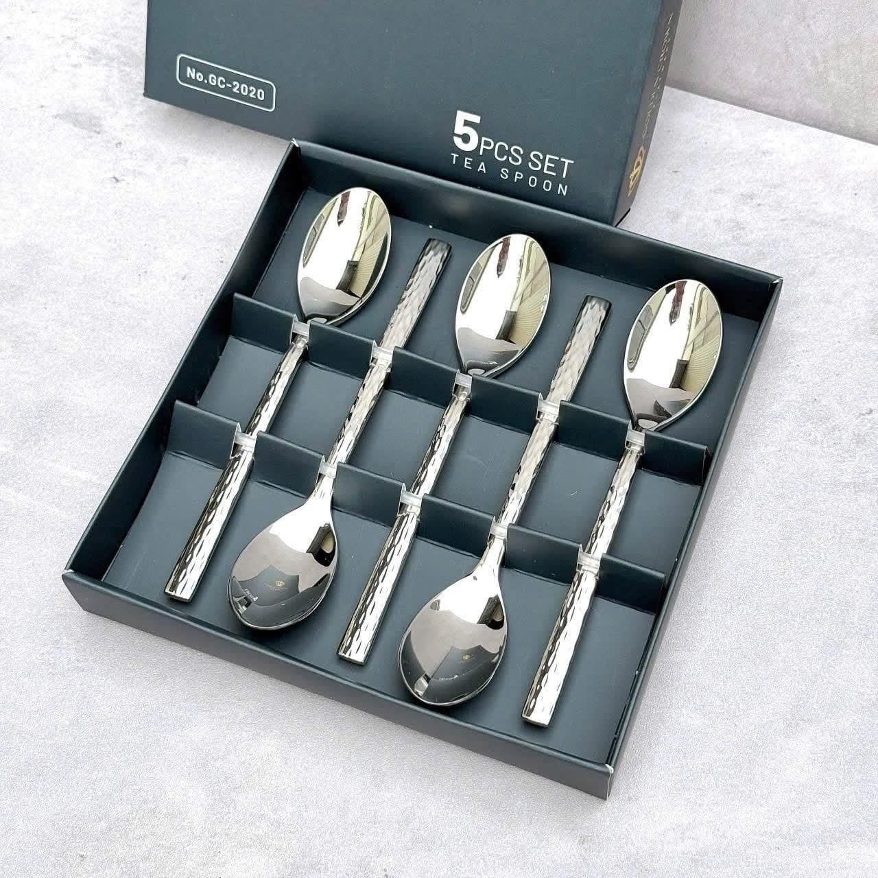 Set 5 thìa phở Golden Crown 20cm