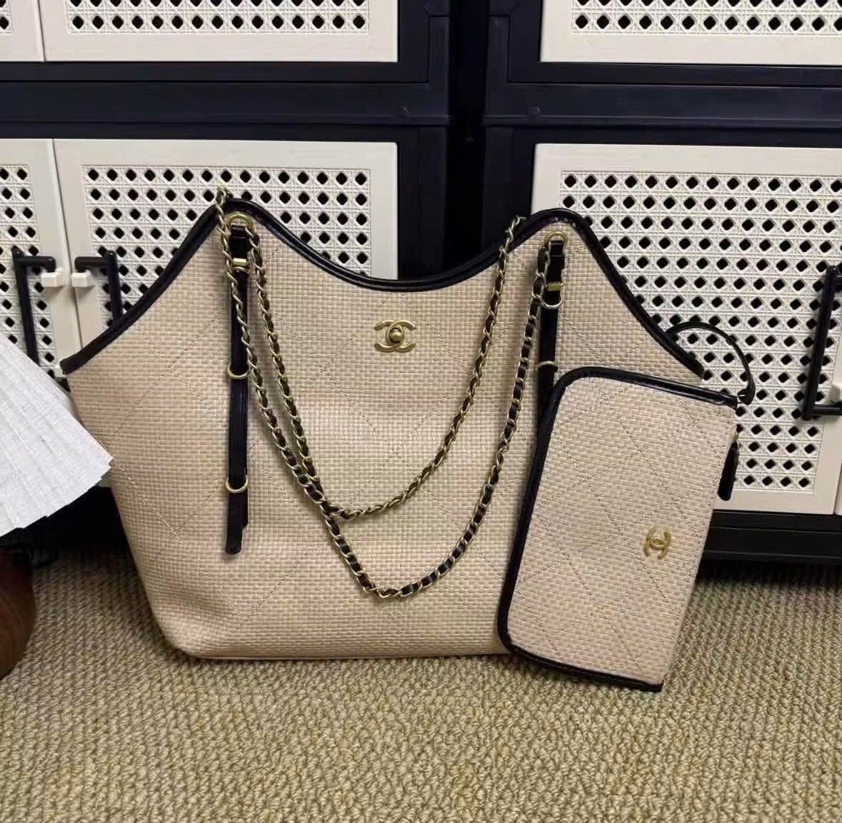 Túi Xách Tote Chanel full kẹp ví nhỏ