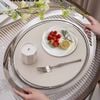 Khay Moless về tuần sau tay inox lót da