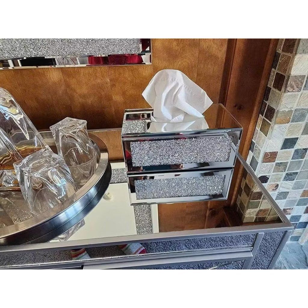 Hộp Đựng Giấy Ăn Pha Lê Cao Cấp