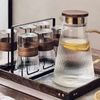 Set bình cốc kèm khay Glass Ware
