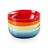 Set 5 đĩa oval cầu vồng Le Creuset 17cm