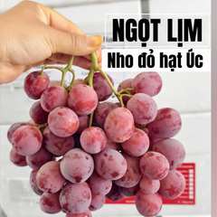 Nho đỏ hạt Úc - hộp 500gr