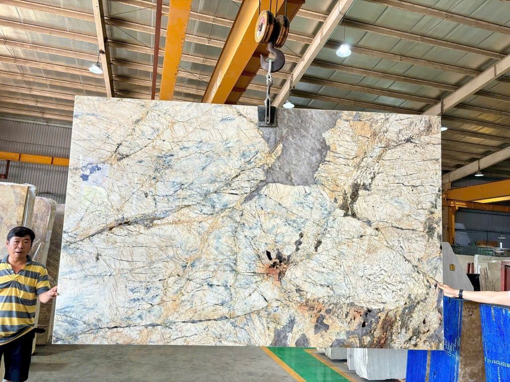 BÀN ĂN ĐÁ MARBLE TỰ NHIÊN TÙY CHỈNH BAN061